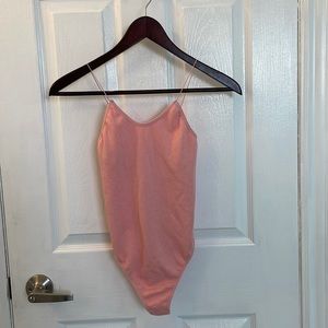 Pink bodysuit